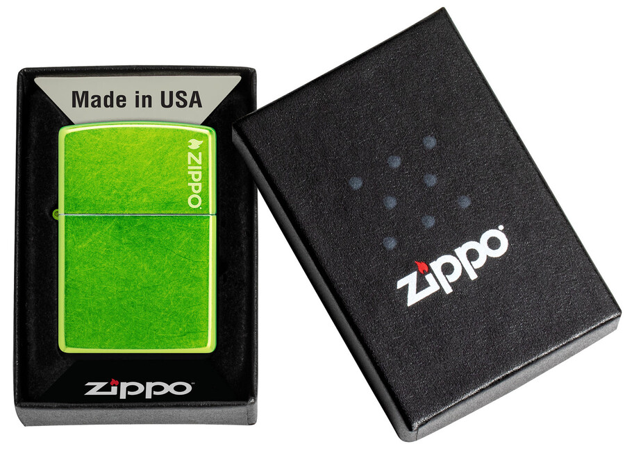 klassisches grelles zippo-logo