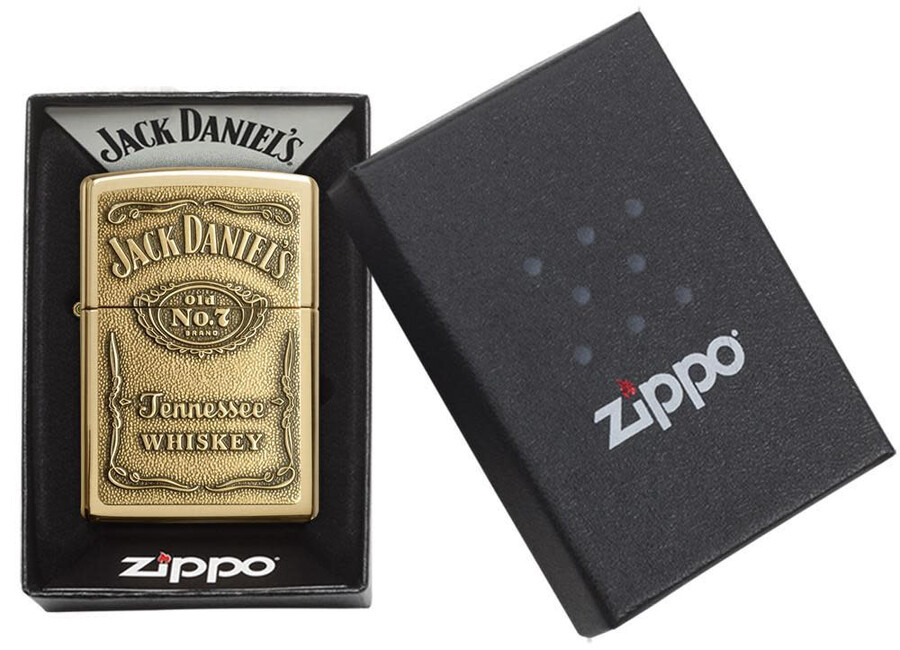 jack daniels messing-emblem