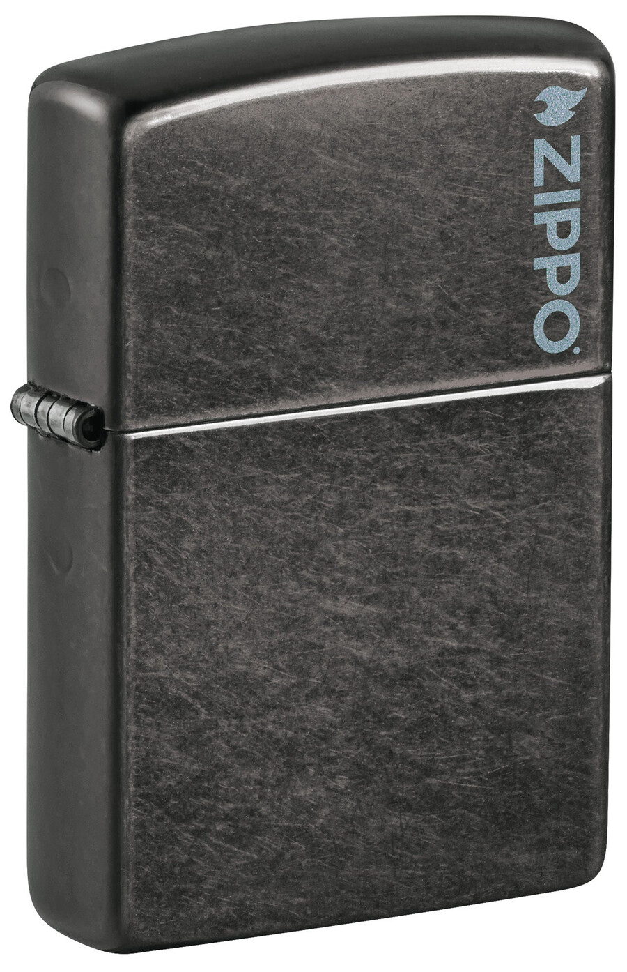klassisches graues zippo-logo
