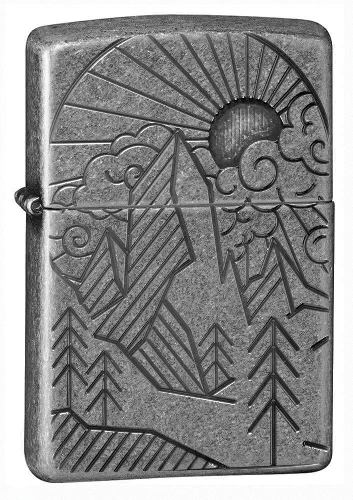 armor antique silver mountain design