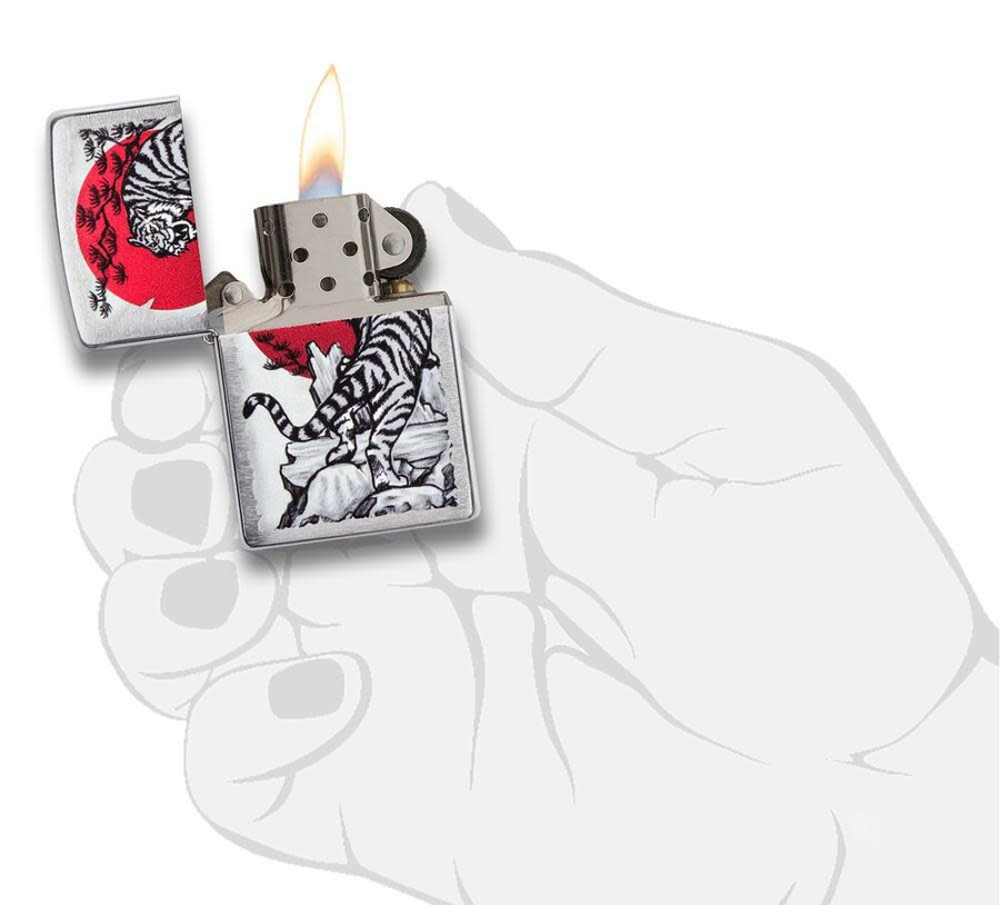 asiatisches tigerdesign