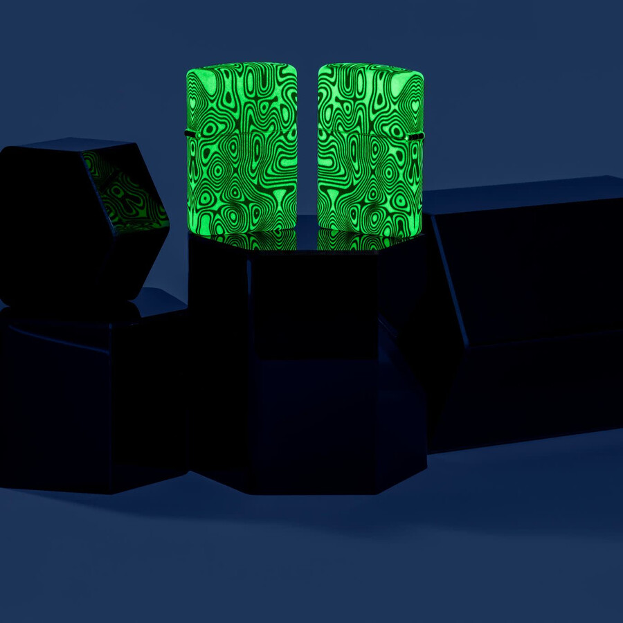leuchtendes wirbeldesign