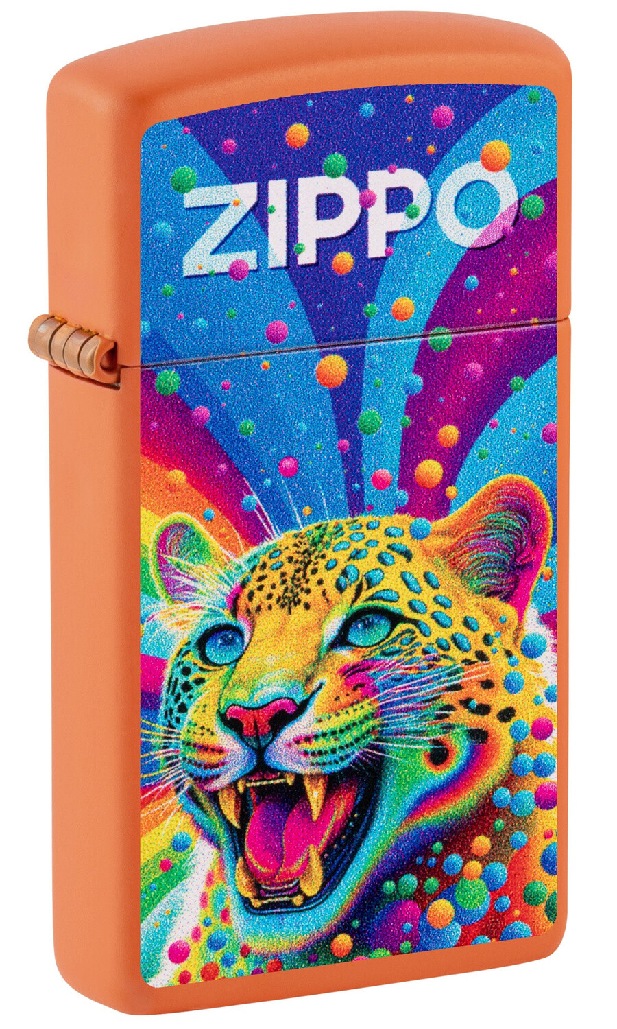 zippo-design mit leopardenmuster