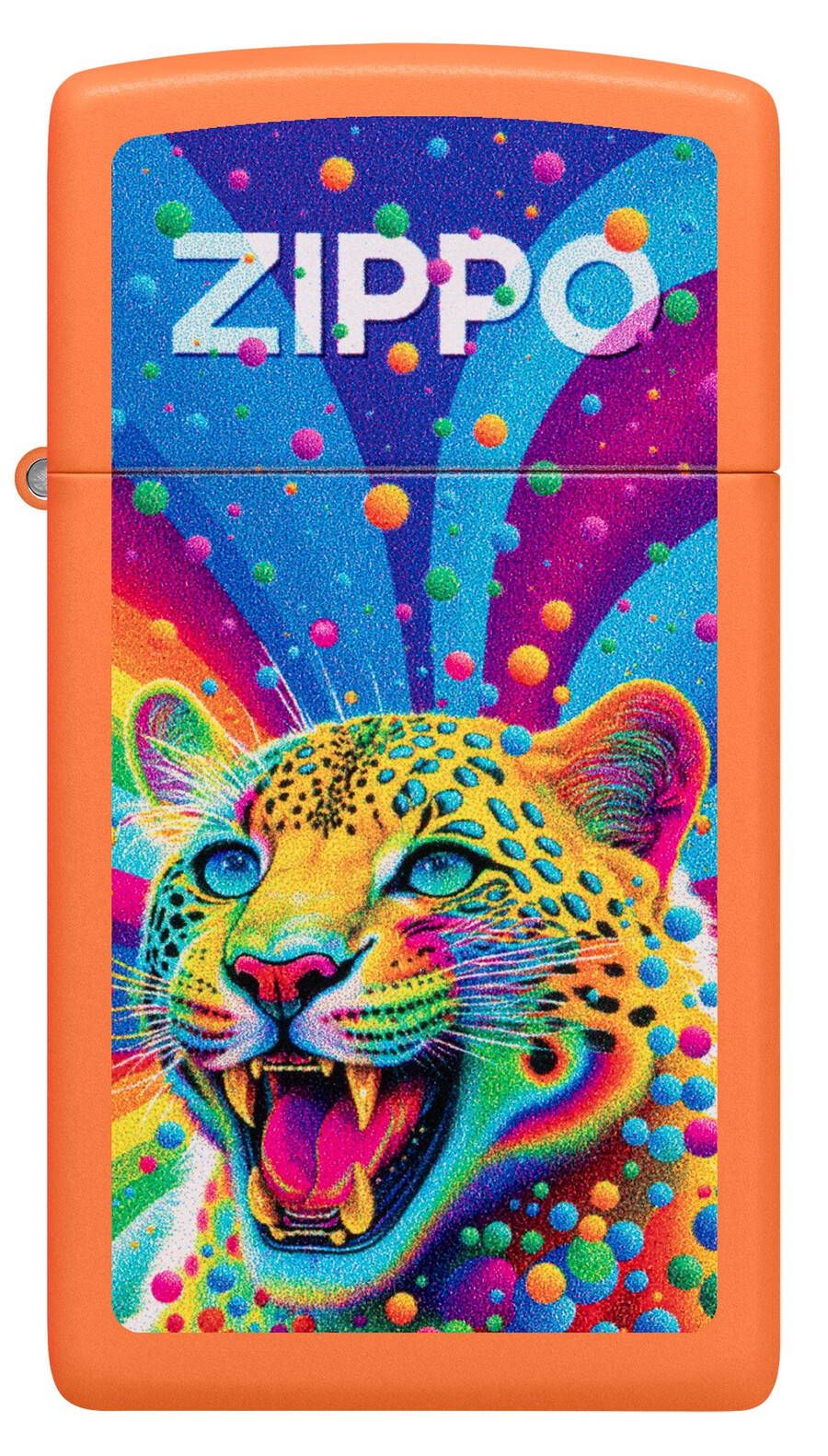 zippo-design mit leopardenmuster