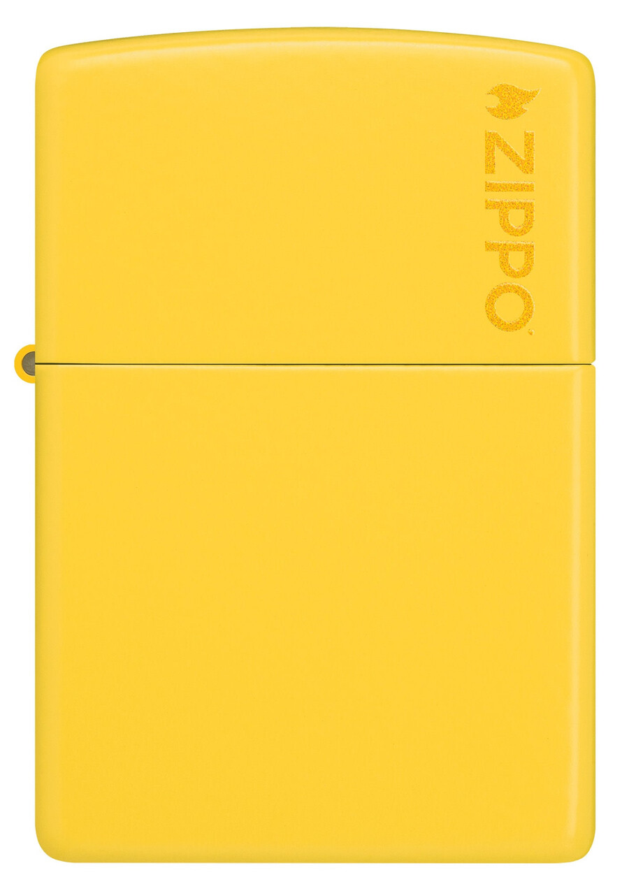 klassisches zippo-logo mit sonnenblume