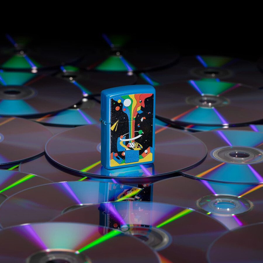 kosmisches zippo-design