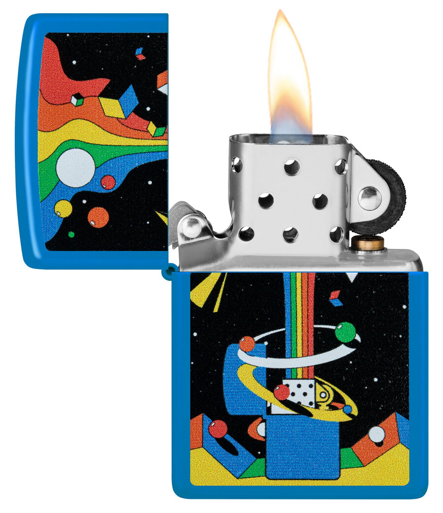 kosmisches zippo-design