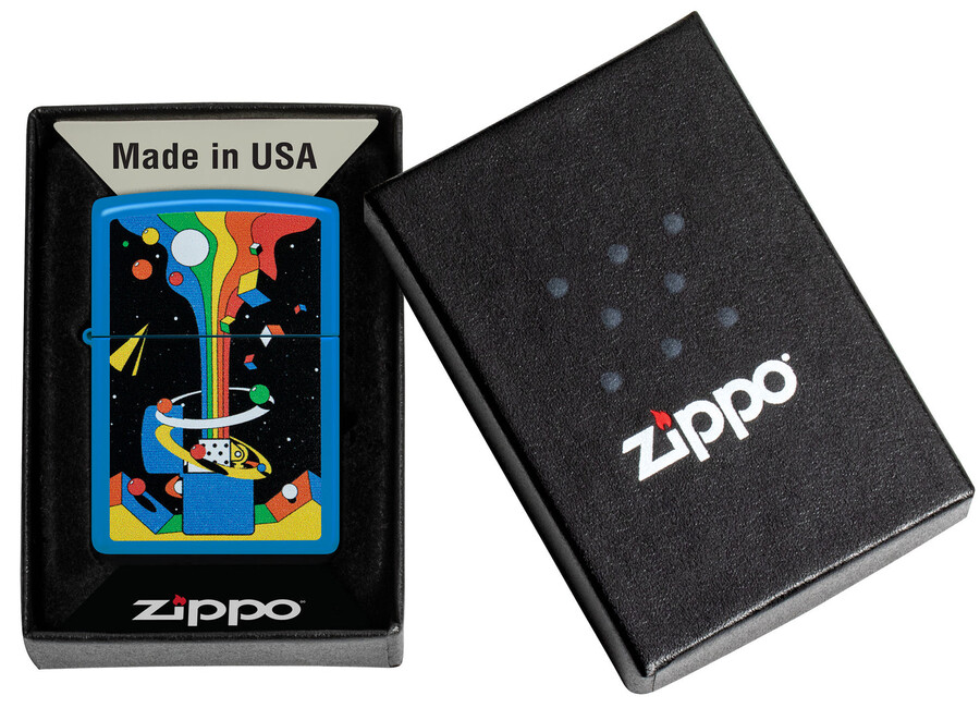 kosmisches zippo-design