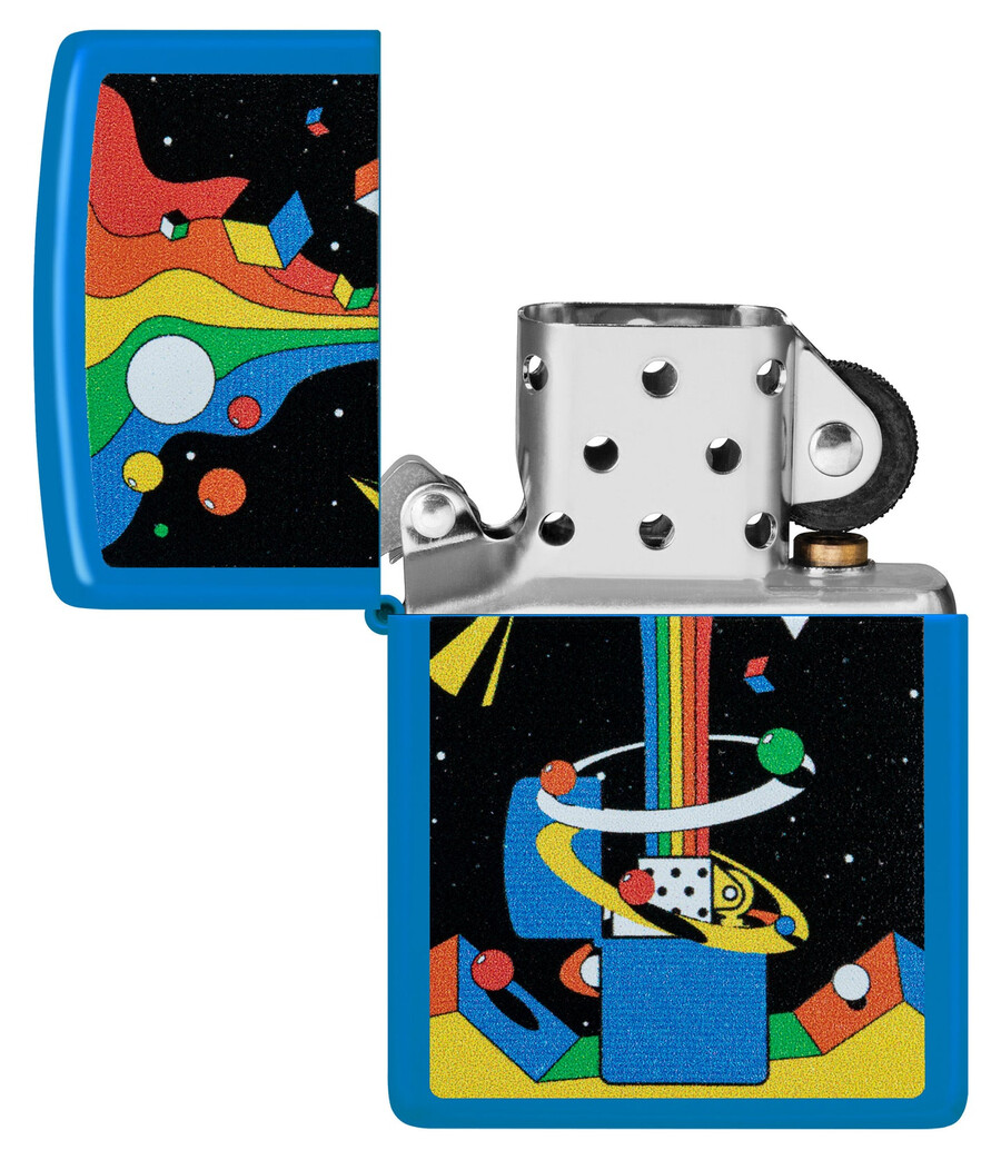 kosmisches zippo-design