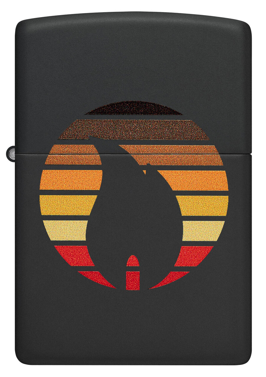 zippo-design im farbblock-design