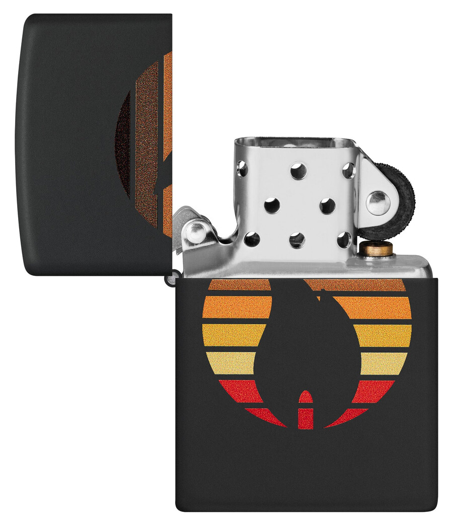 zippo-design im farbblock-design