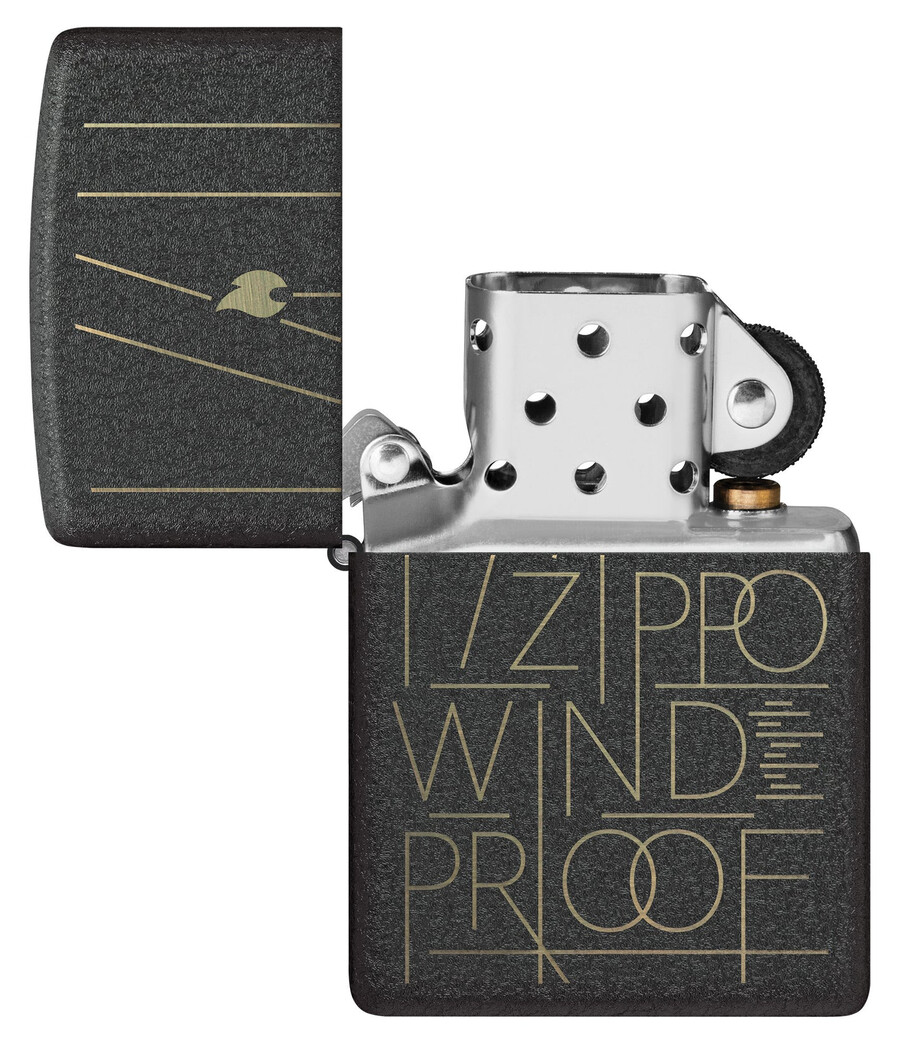 zippo-design im strichzeichnungsstil