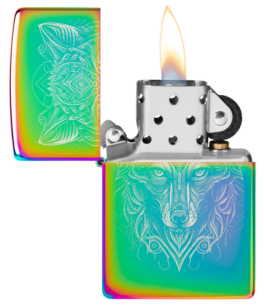 mystic wolf design