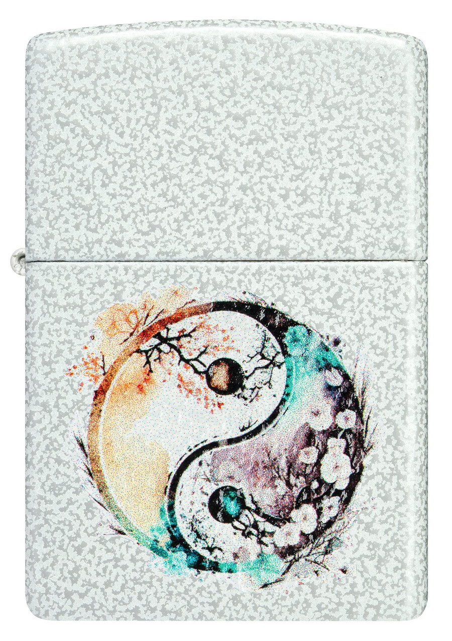 florales yin- und yang-design