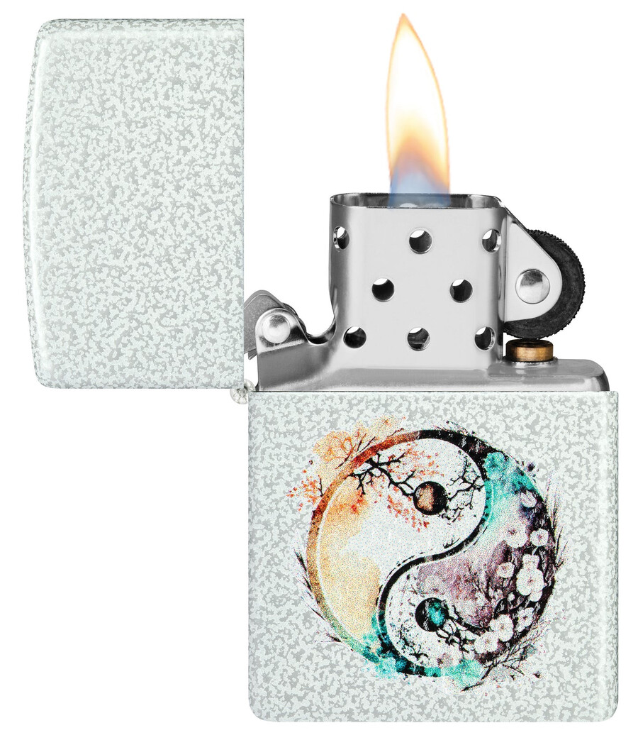florales yin- und yang-design