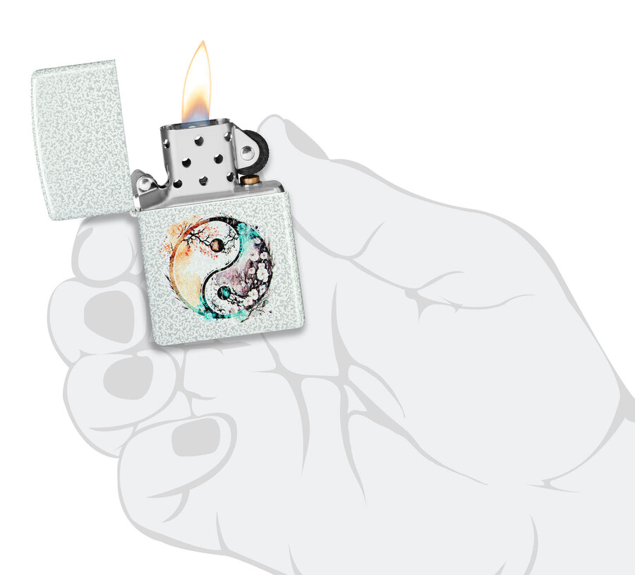 florales yin- und yang-design