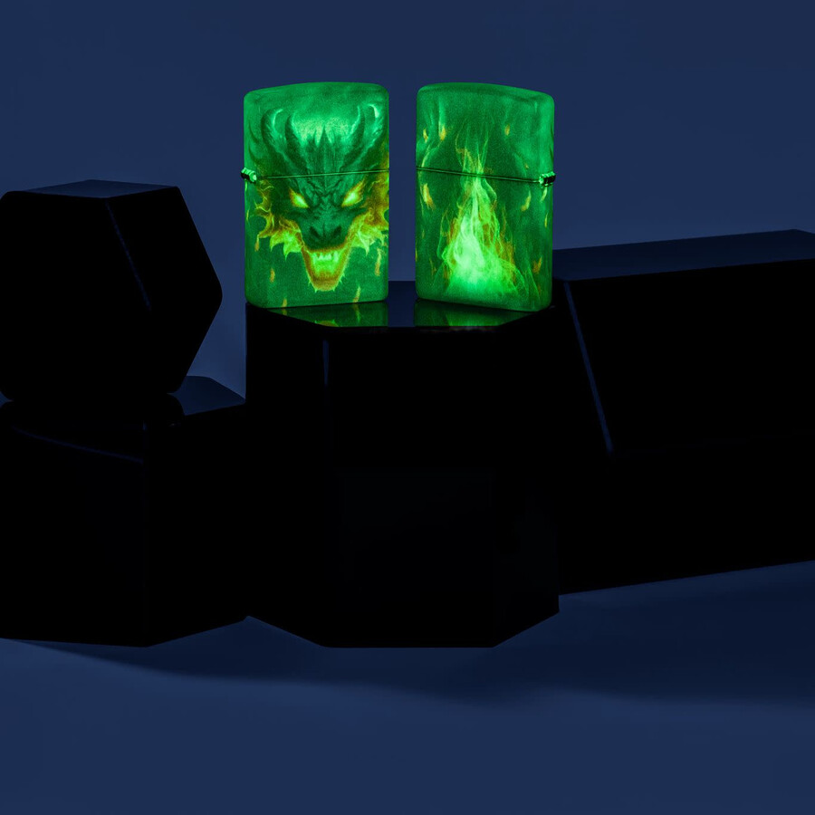 leuchtendes drachendesign