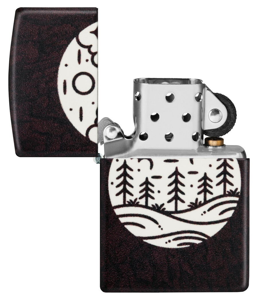 design für ein mondbeschienenes feld