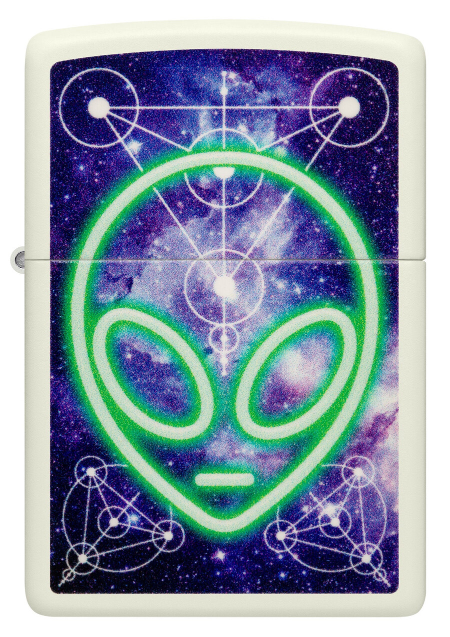 leuchtendes alien-design