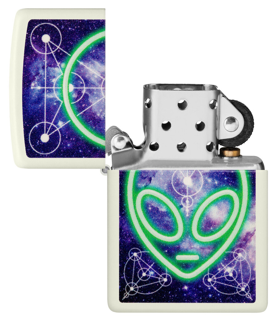 leuchtendes alien-design