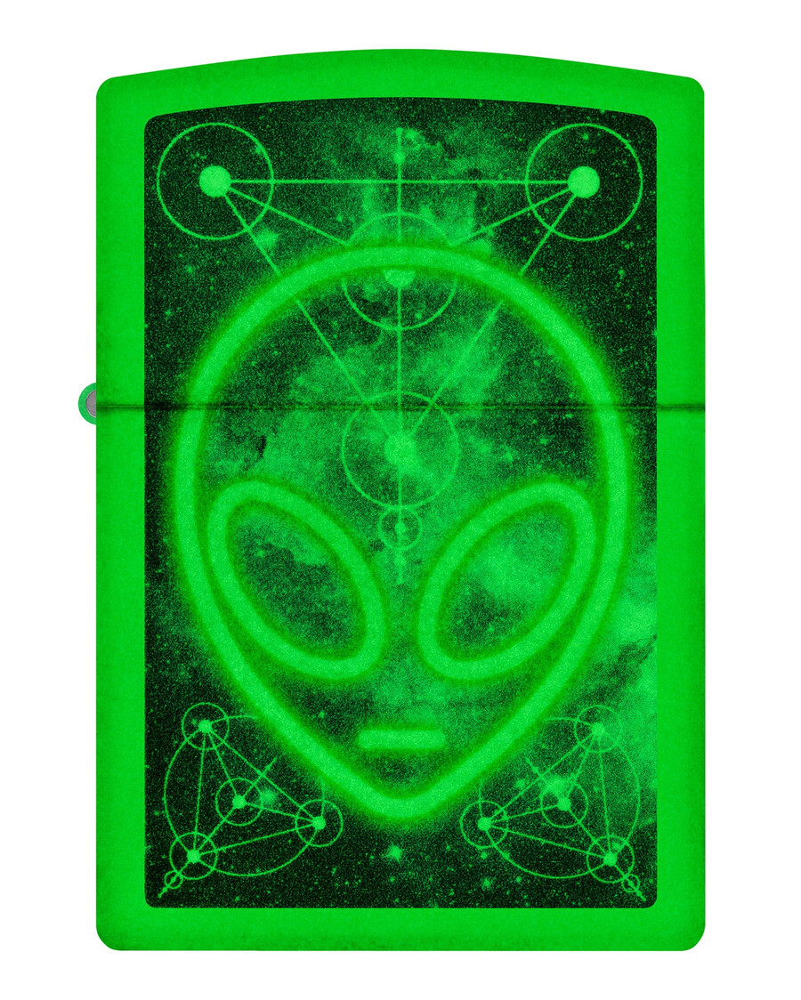 leuchtendes alien-design