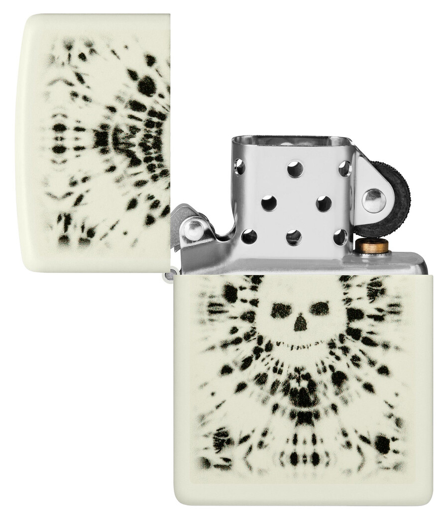 leuchtendes totenkopf-design