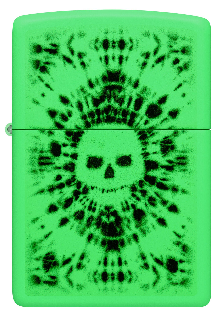 leuchtendes totenkopf-design