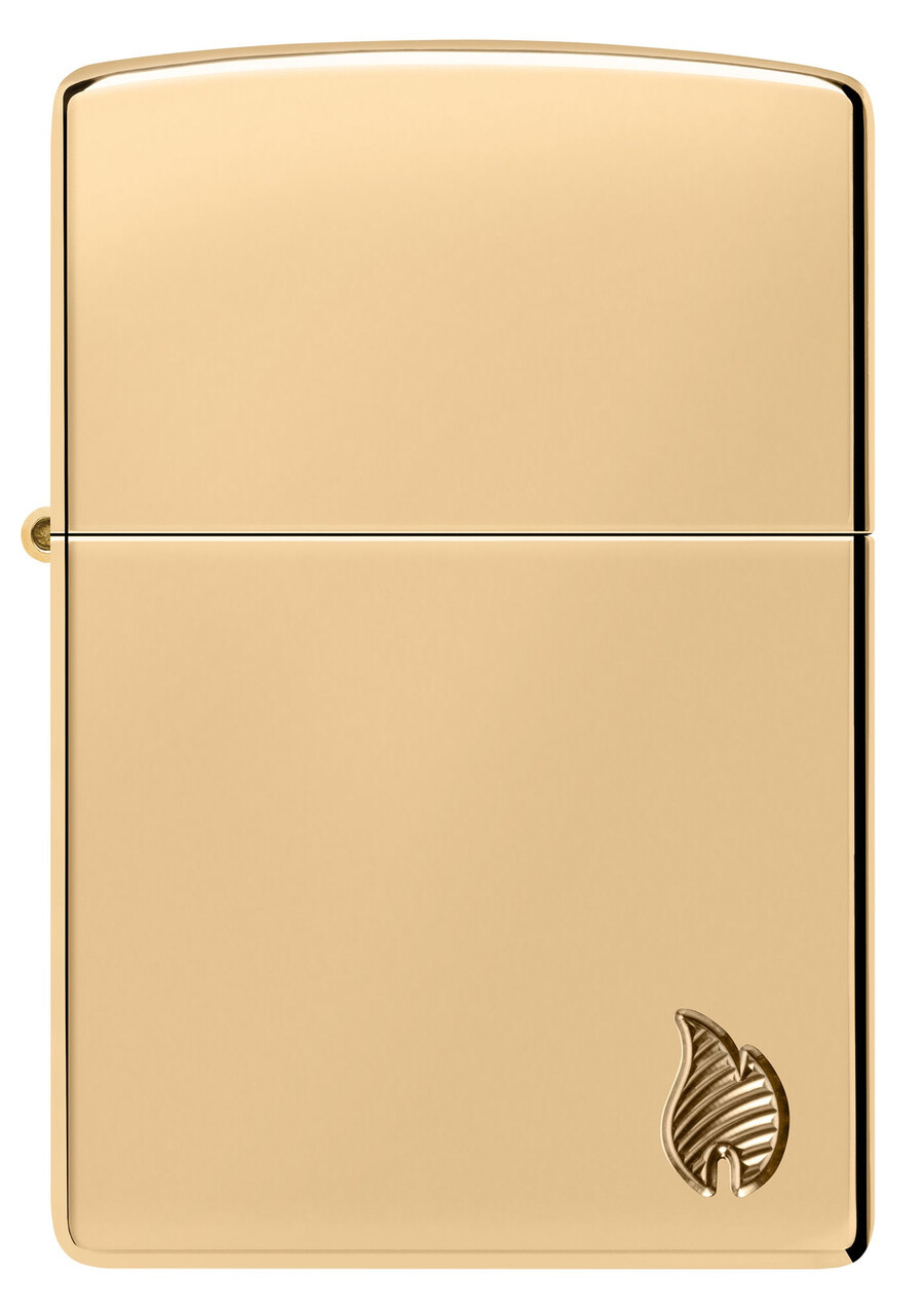 armor hochglanzpoliertes messing flammendesign