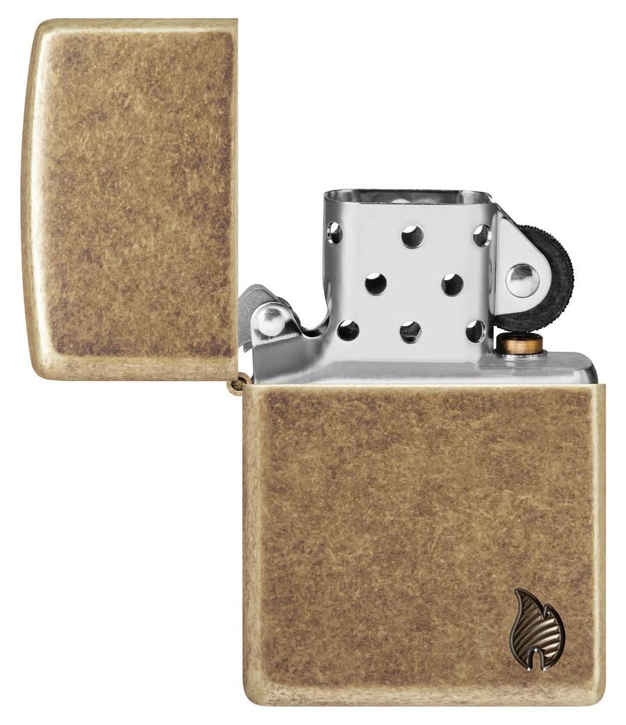 armor antikes messing flammendesign