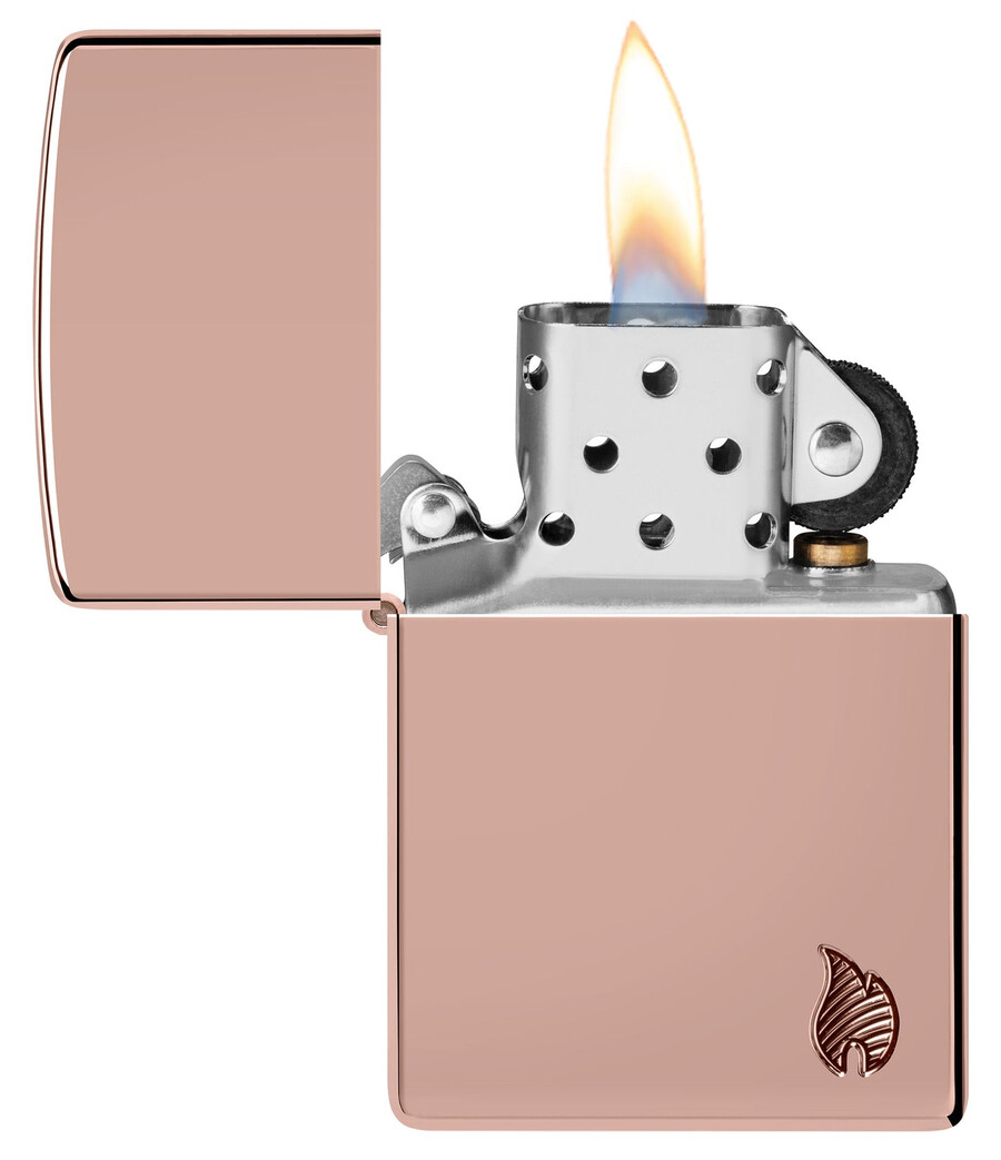 armor hochglanzpoliertes flammendesign in roségold