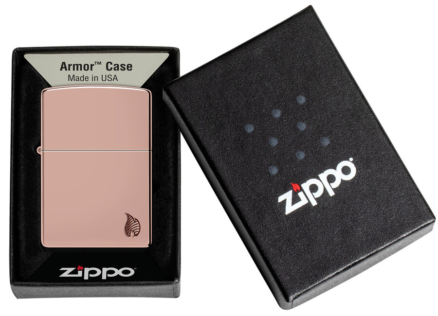 armor hochglanzpoliertes flammendesign in roségold