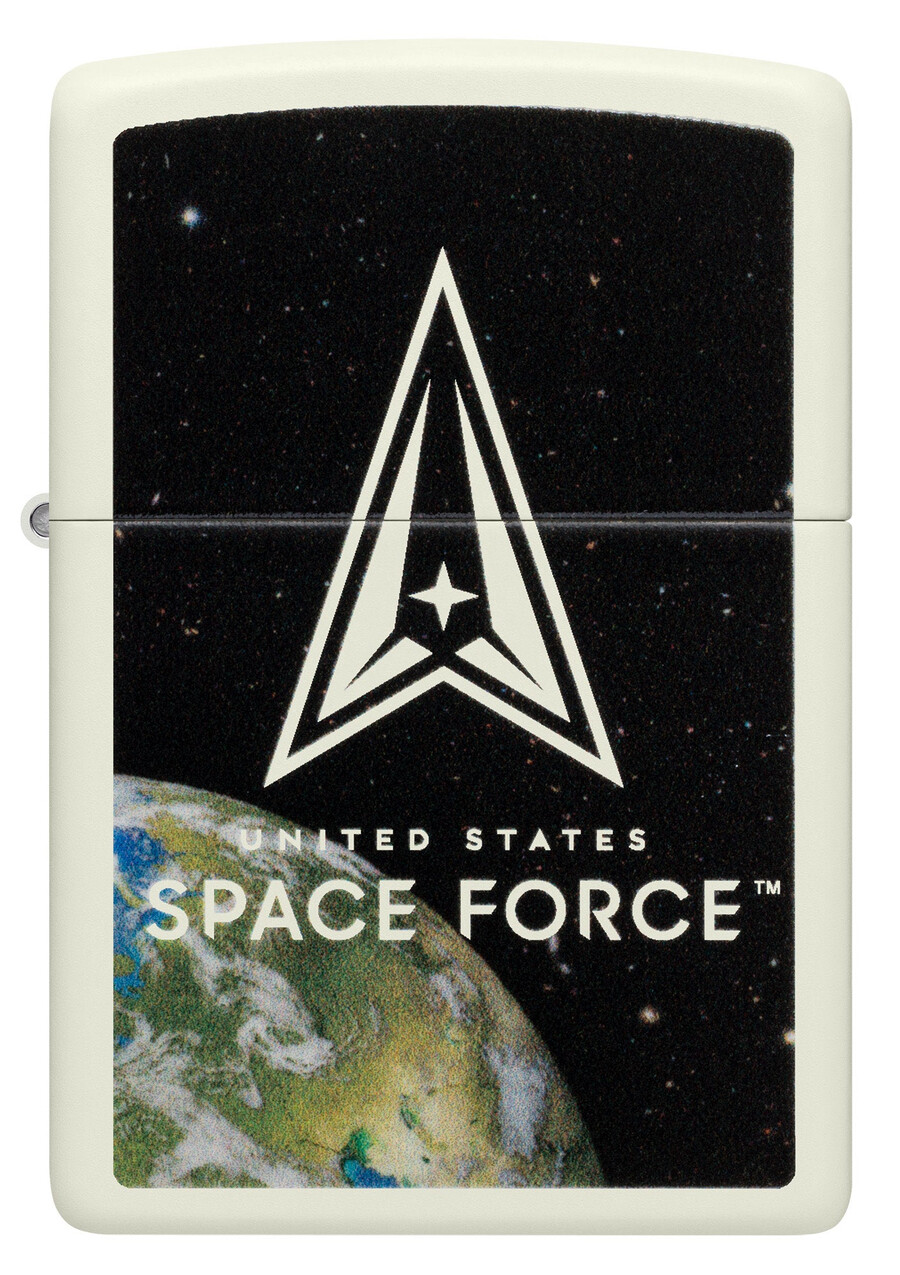leuchtendes logo-design der us space force