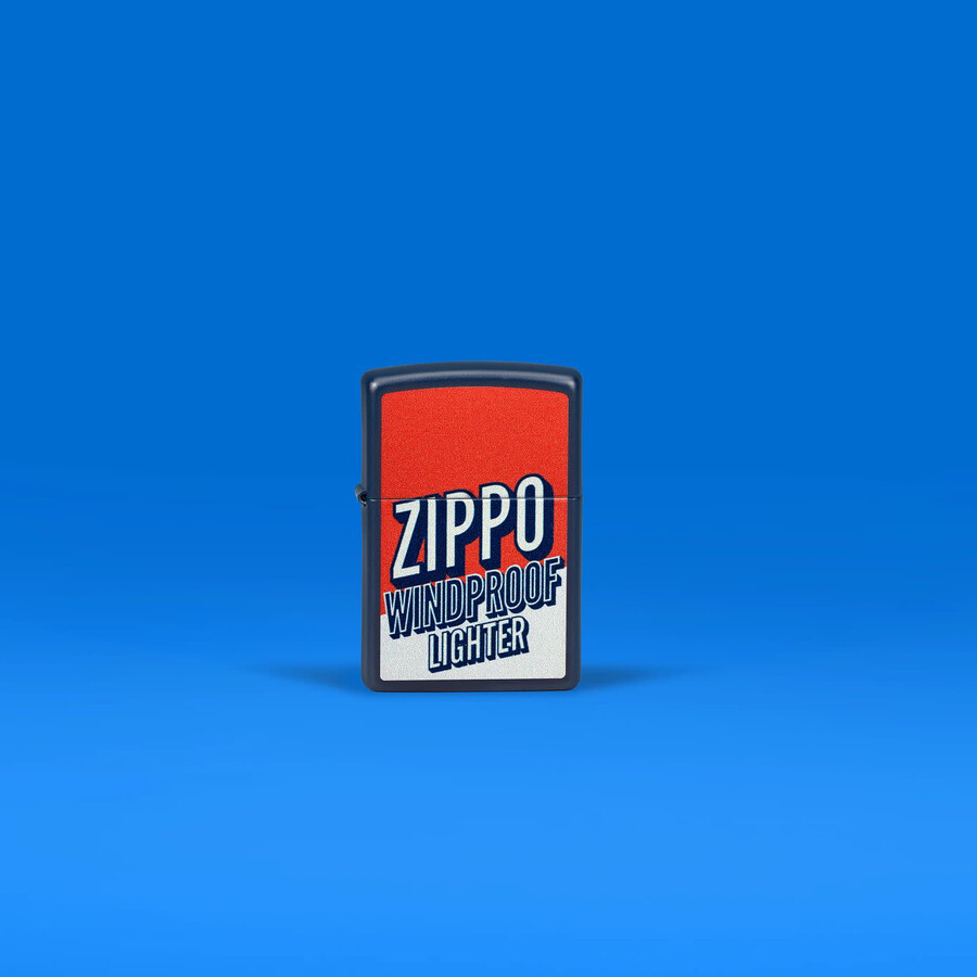 zippo-design im farbblock-design