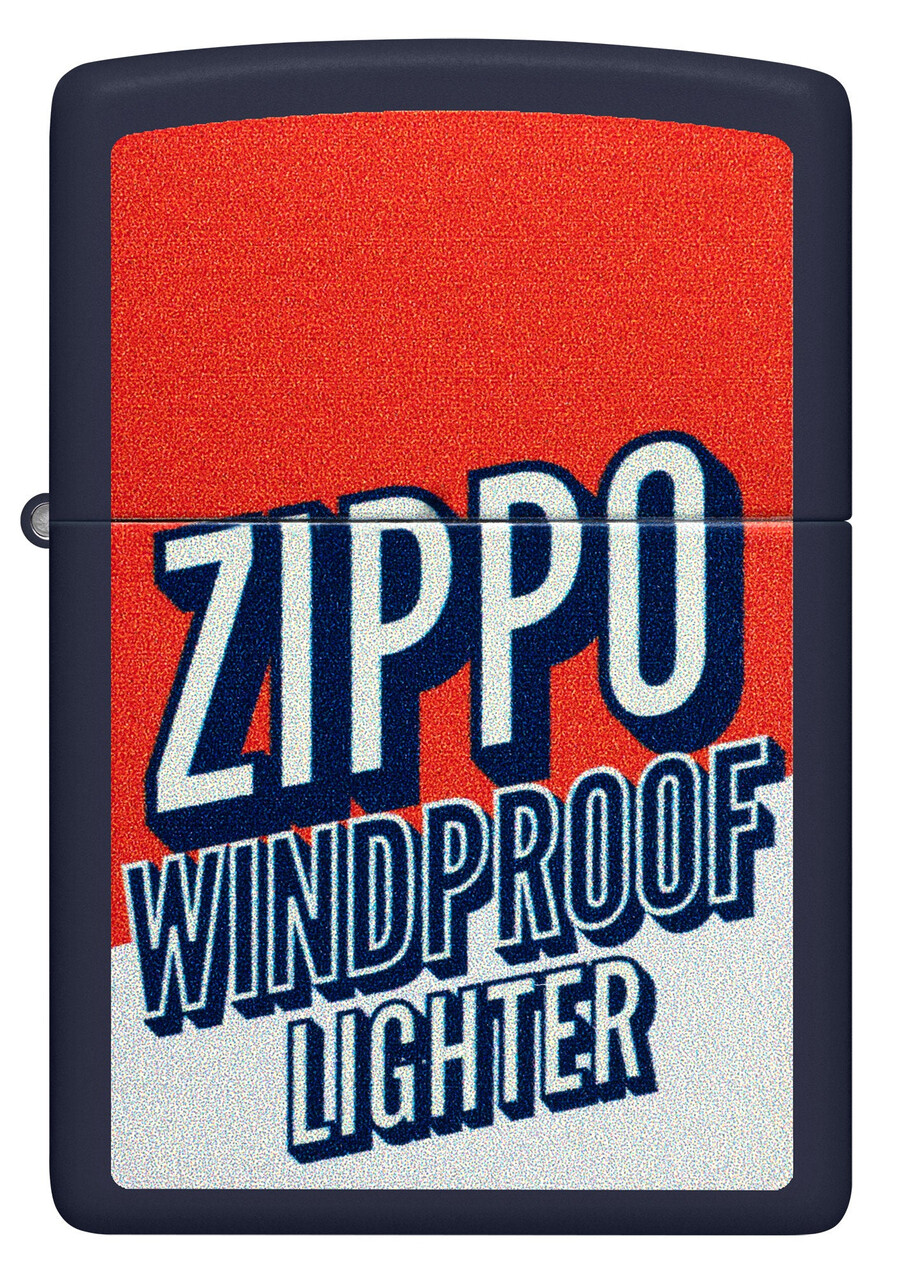 zippo-design im farbblock-design