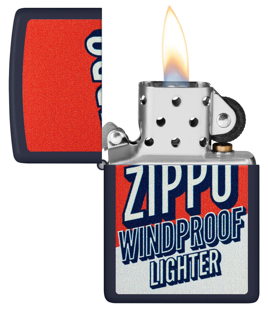 zippo-design im farbblock-design