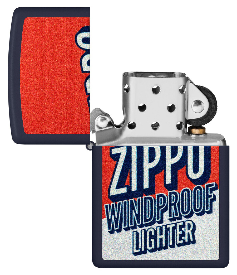 zippo-design im farbblock-design