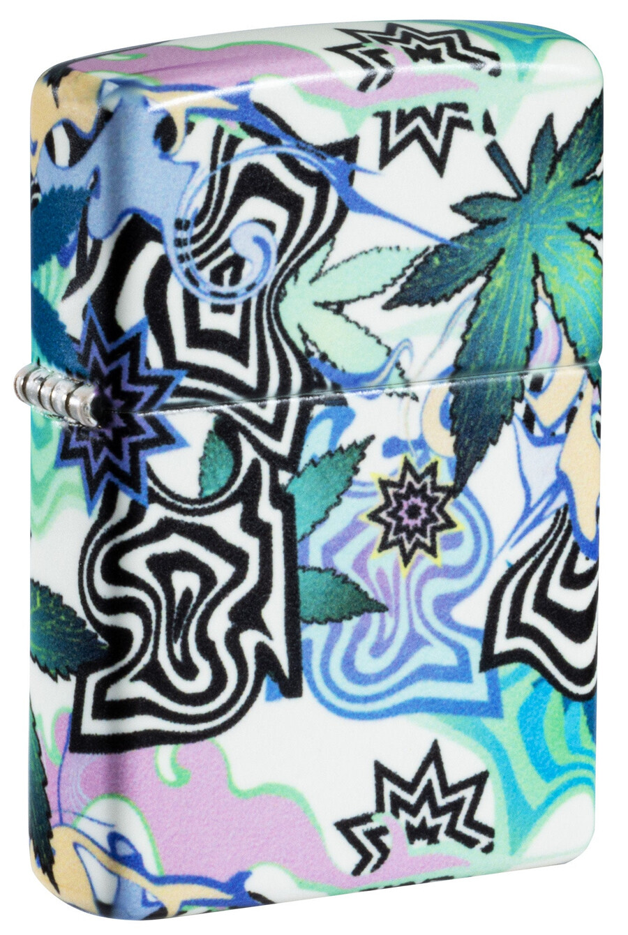 abstraktes cannabis-design