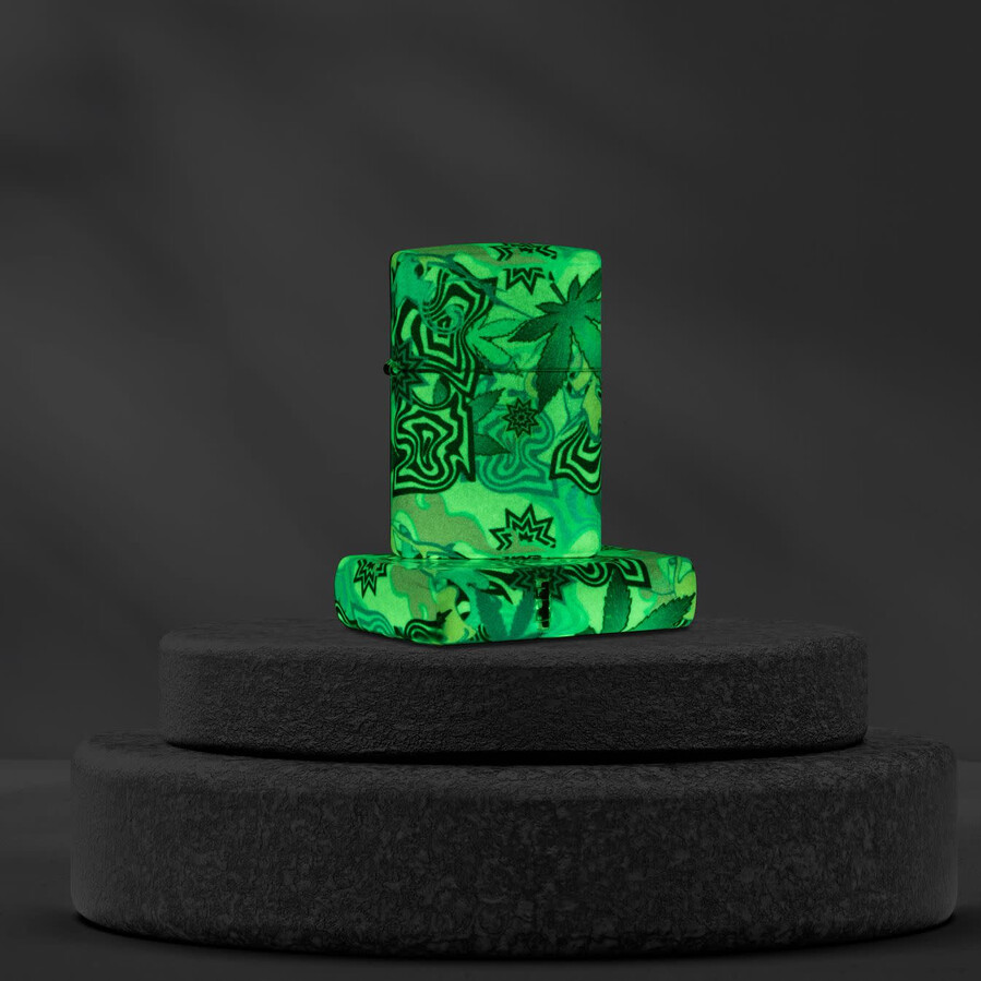 abstraktes cannabis-design