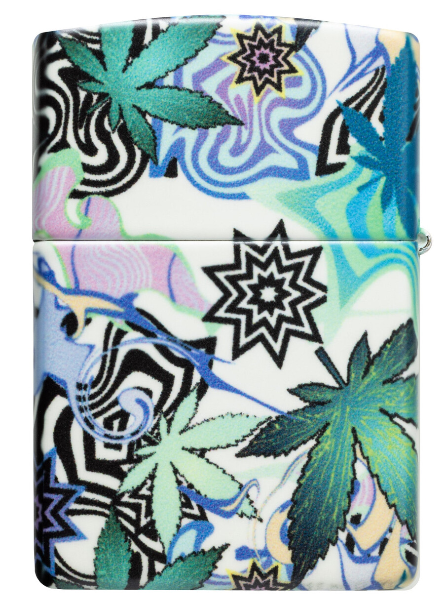 abstraktes cannabis-design
