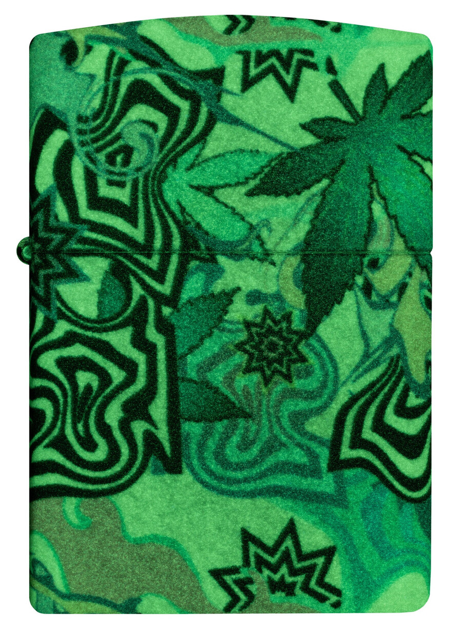 abstraktes cannabis-design
