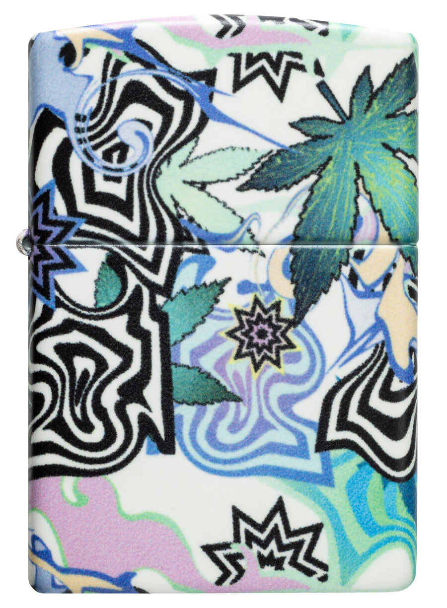 abstraktes cannabis-design
