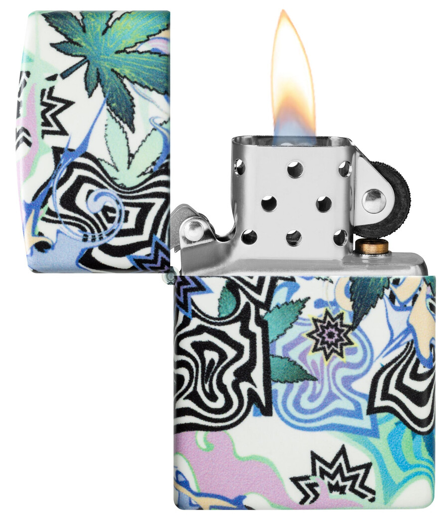abstraktes cannabis-design