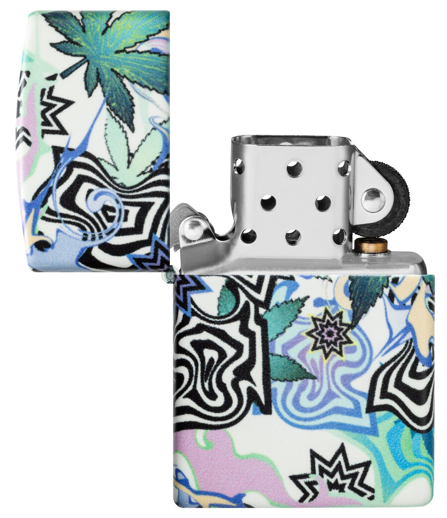 abstraktes cannabis-design