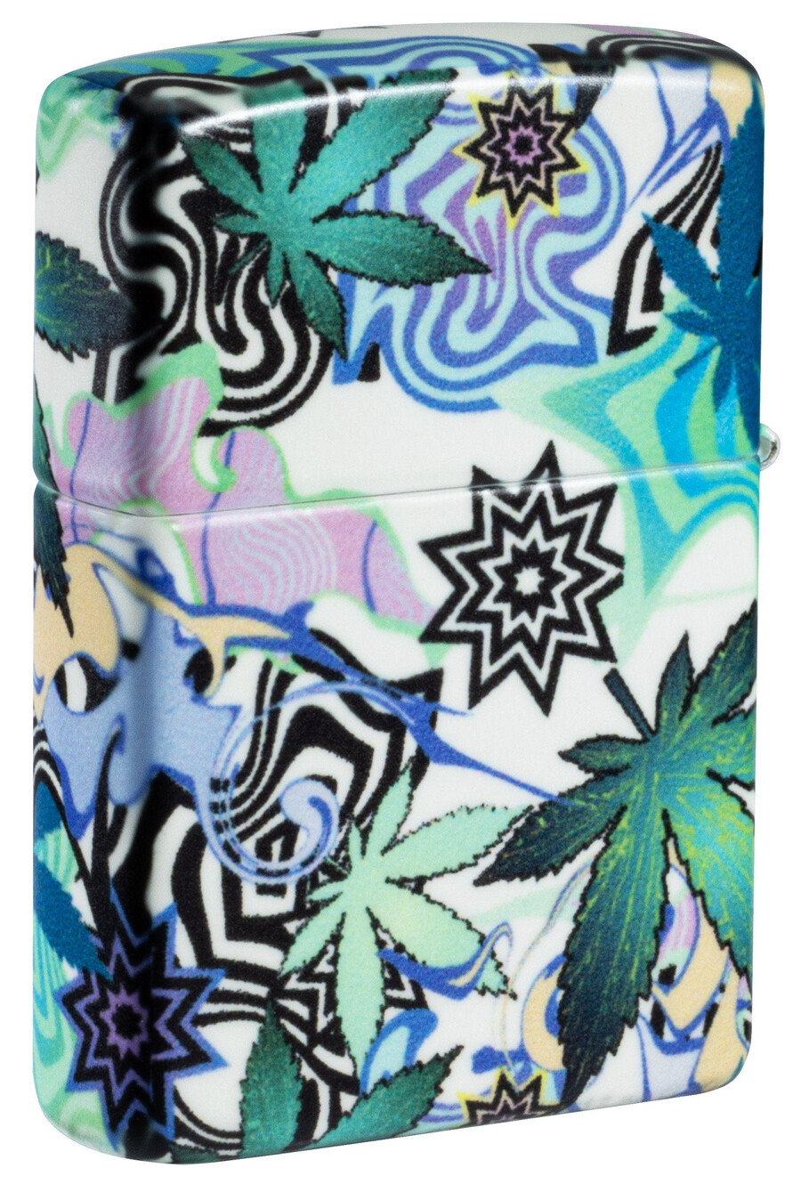 abstraktes cannabis-design