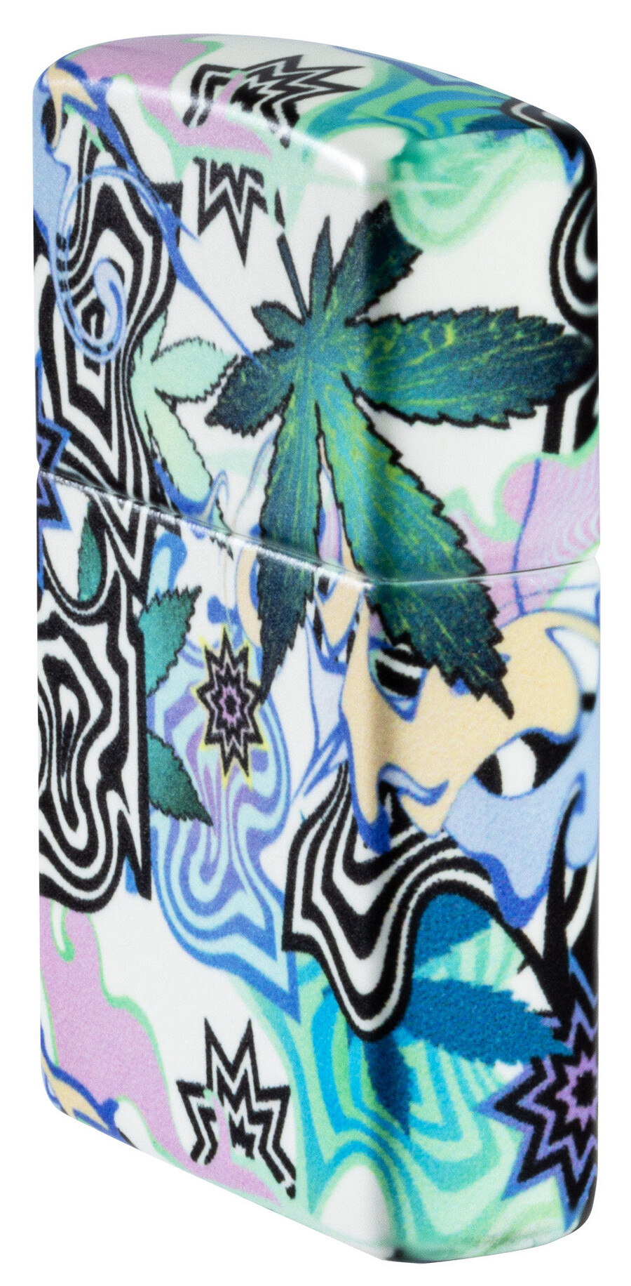 abstraktes cannabis-design