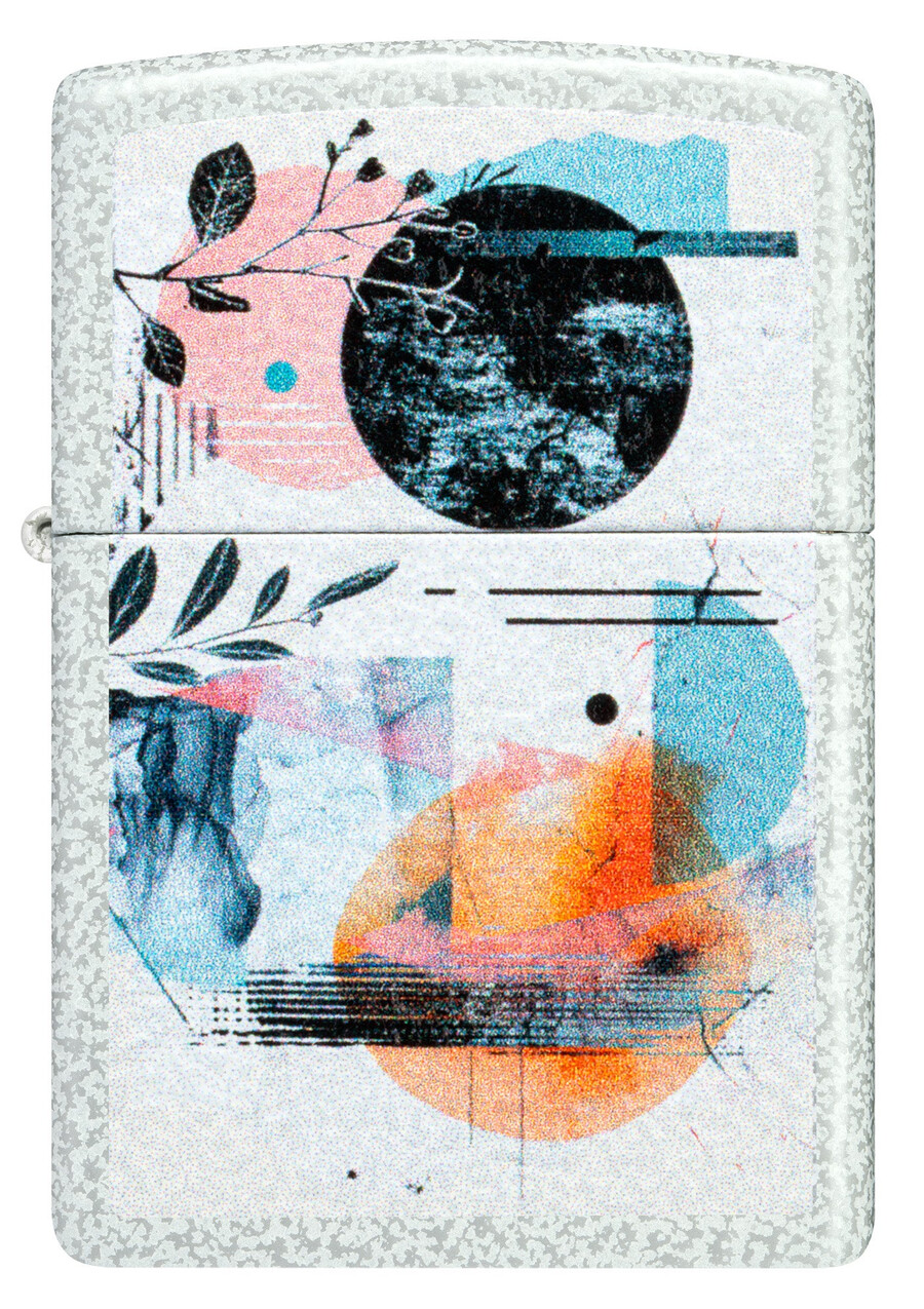 abstraktes collage-design