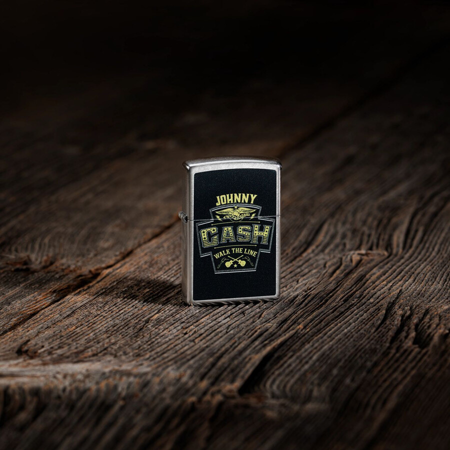 johnny cash leuchtreklame-design