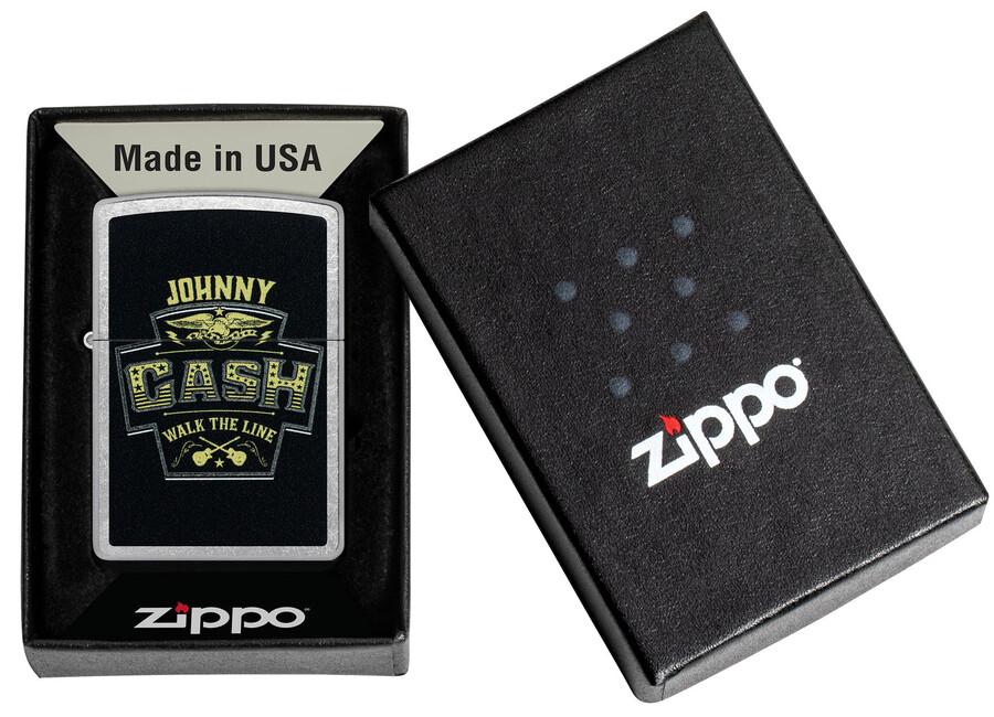 johnny cash leuchtreklame-design