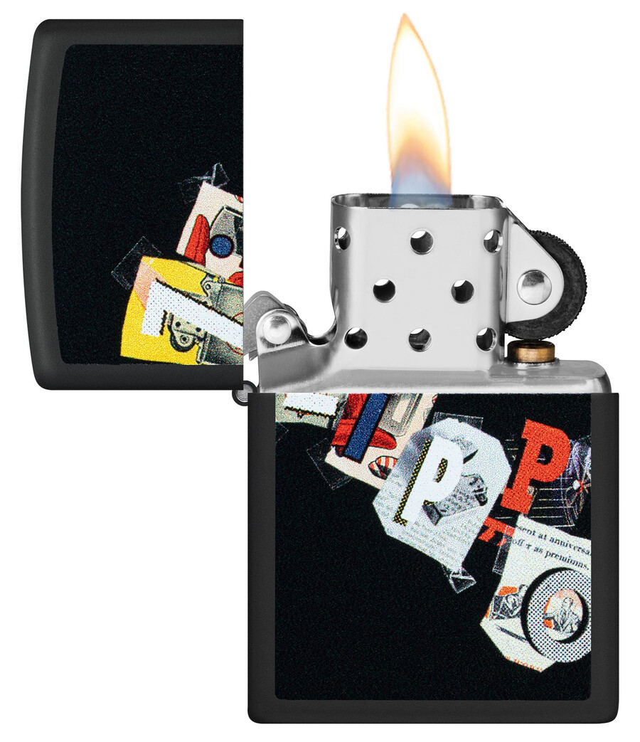 zippo-design ausschneiden und einfügen