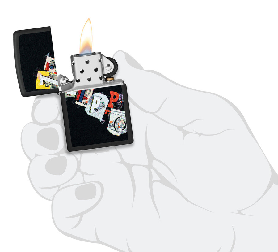 zippo-design ausschneiden und einfügen